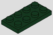 2 x 4 plate, 8 top studs