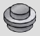 1 x 1 round plate · light-gray
