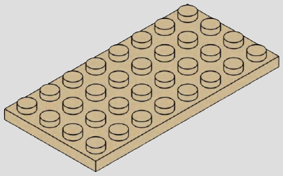 4 x 8 plate, 32 top studs