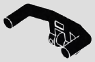 U-shaped handlebar with central attachment