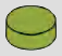 1 x 1 round tile, smooth top