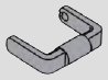 U-shaped handlebar with central attachment · light-gray