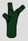 Y-shaped plant stem with 2 branches