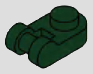 1 x 2 hinge plate, two projecting hinge fingers